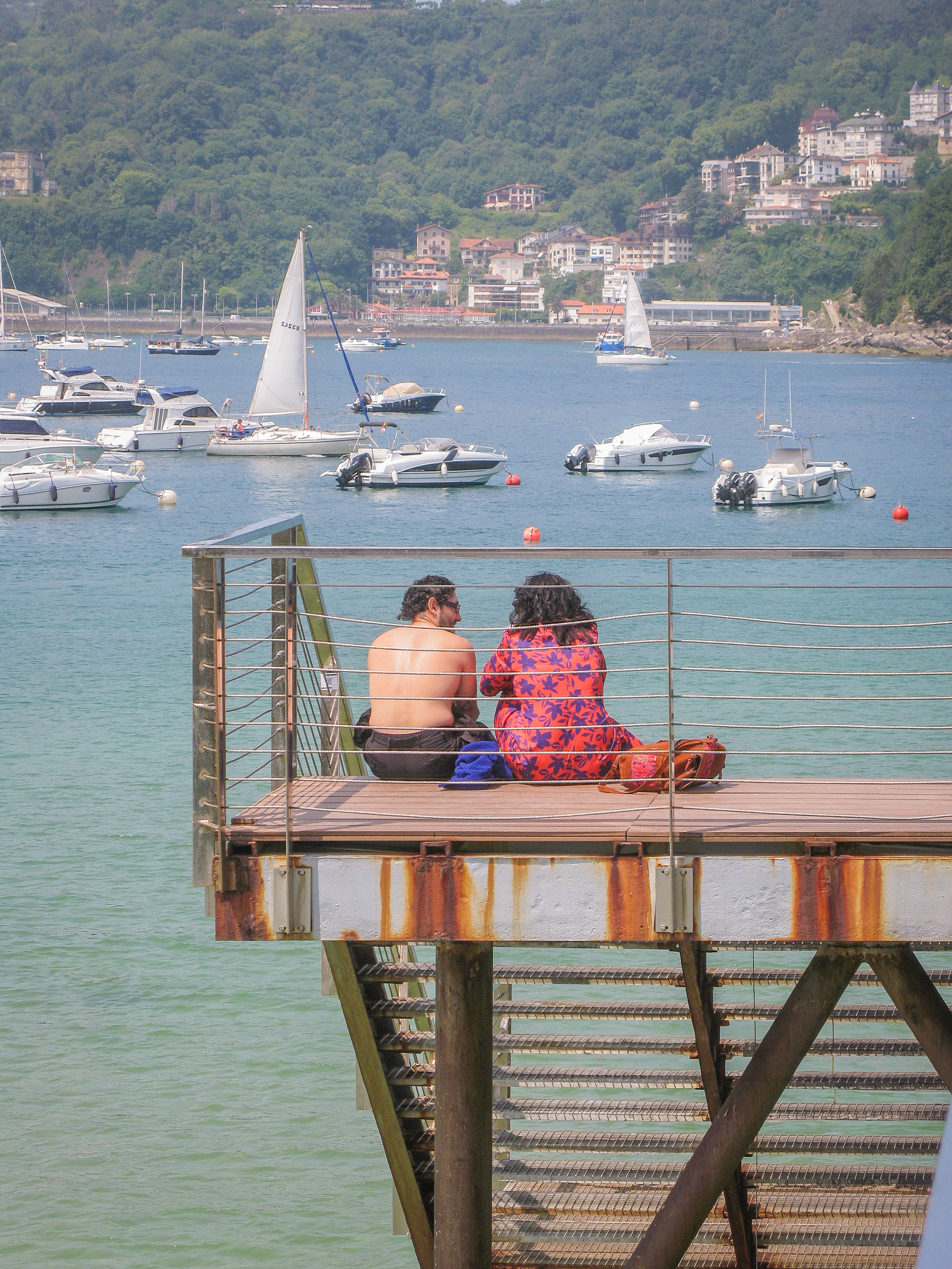couple on Pasarela del Náutico